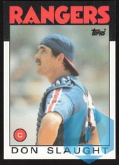 1986 Topps #761 Don Slaught Texas Rangers